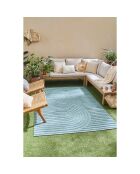 Tapis intérieur/extérieur Santorini 986 turquoise  - 80x300 cm