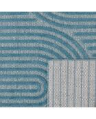 Tapis intérieur/extérieur Santorini 986 turquoise  - 80x300 cm