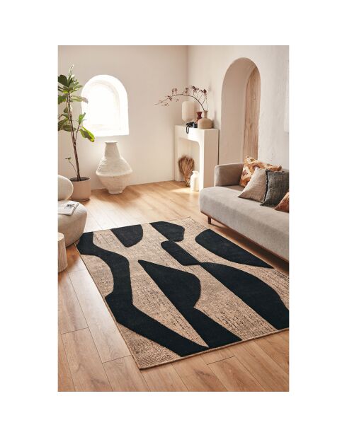 Tapis Palma 9489 noir  - 120x170 cm