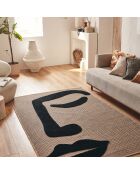 Tapis Palma 9493 noir 160x230 cm