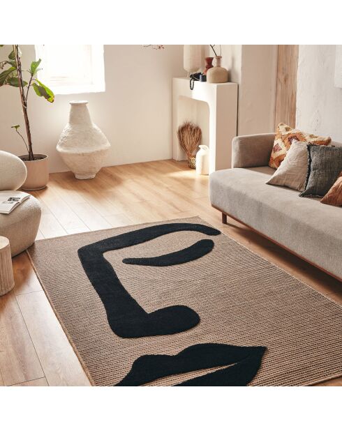 Tapis Palma 9493 noir 160x230 cm