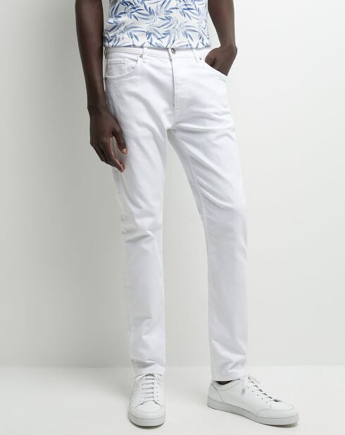 Jean slim Mwhite blanc