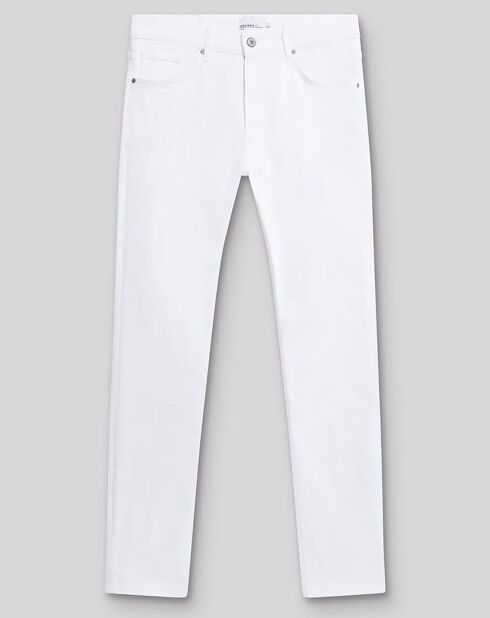 Jean slim Mwhite blanc