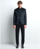Veste slim Bsanta faux-uni noire