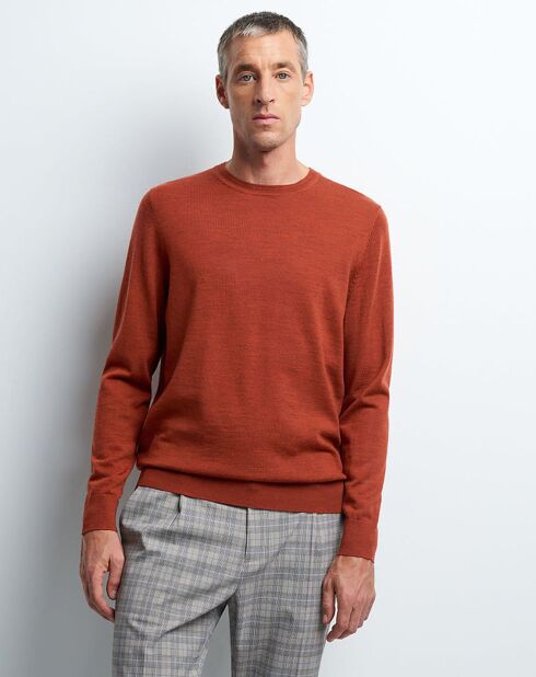Pull 100% Laine Premium orange