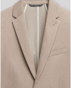 Veste extraslim Bdiago noisette