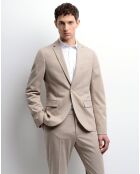 Veste extraslim Bdiago noisette