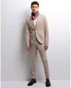 Veste extraslim Bdiago noisette