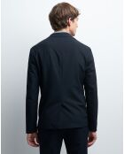 Veste de costume extraslim Bplain bleu marine