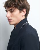 Veste de costume extraslim Bplain bleu marine