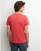 T-Shirt slim Tpima rouge framboise