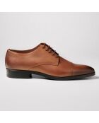 Derbies en Cuir Snovo cognac