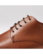 Derbies en Cuir Snovo cognac