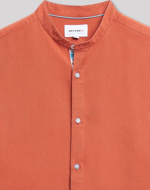 Chemise slim Cassidy orange