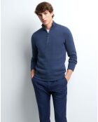 Pull Pamir marine d'hiver