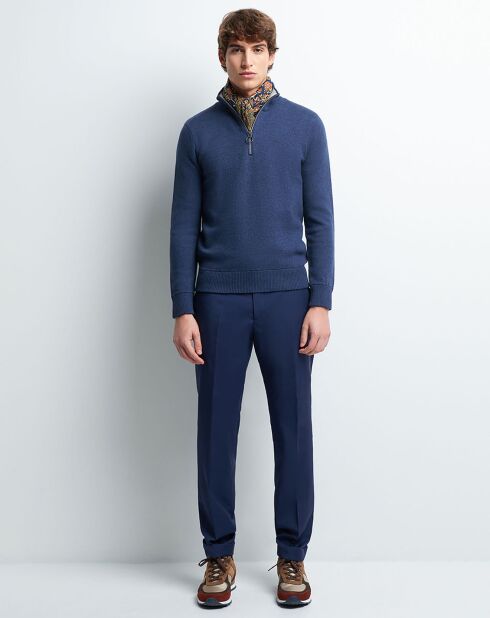 Pull Pamir marine d'hiver