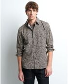 Chemise casual Cvipere imprimée beige chino