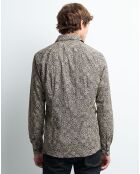 Chemise casual Cvipere imprimée beige chino