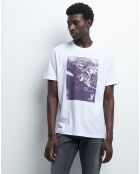 T-Shirt slim Troune blanc
