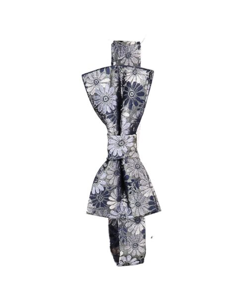Noeud Papillon 100% Soie Sdaisy à fleurs vert herbe