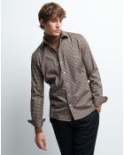 Chemise extraslim Campion noire