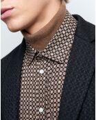 Chemise extraslim Campion noire