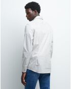 Chemise slim Cexagon blanc neige