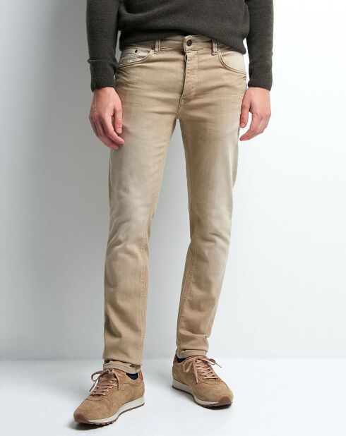 Jean slim Msand beige