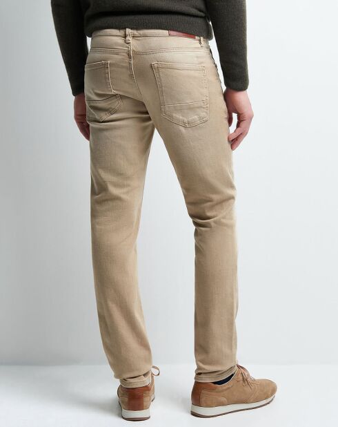 Jean slim Msand beige