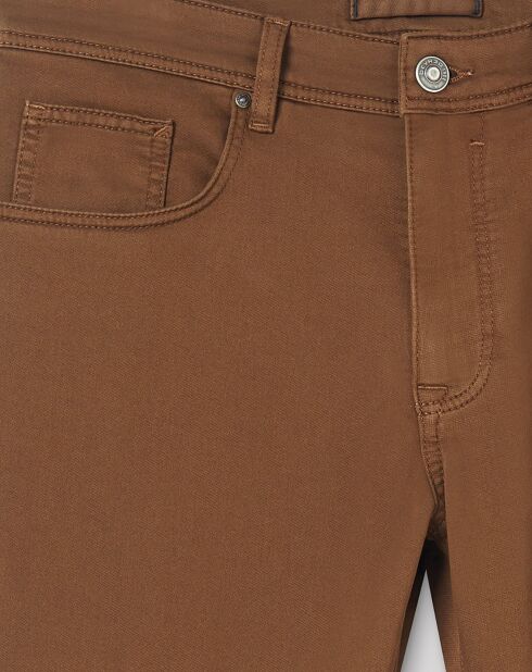 Jean slim Marco marron cappuccino