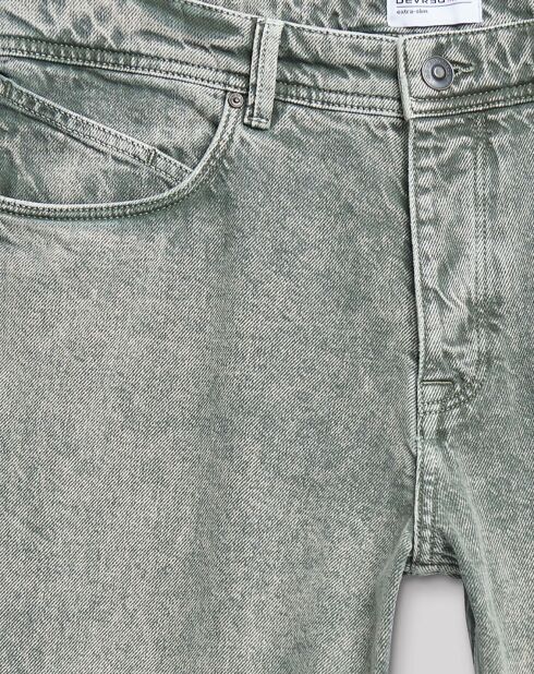 Jean regular Snover vert