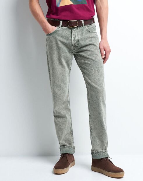 Jean regular Snover vert