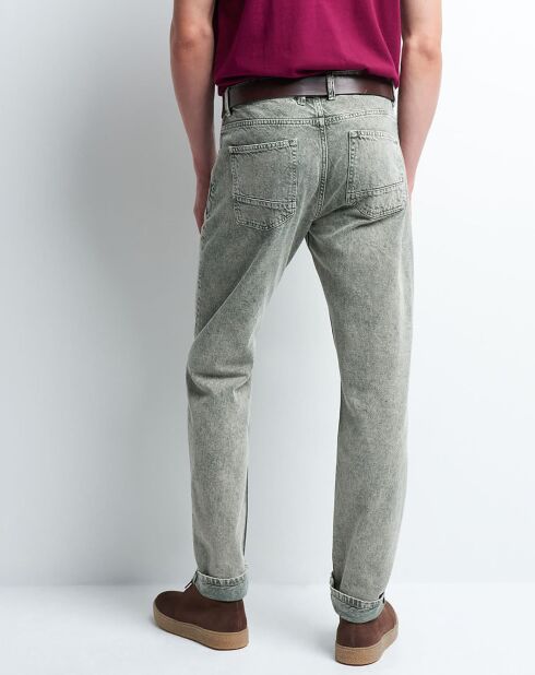 Jean regular Snover vert