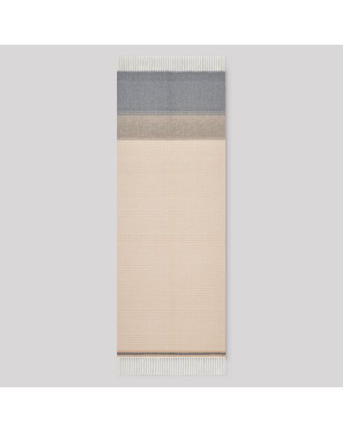 Echarpe Snude rayée écru foncé - 64x180 cm