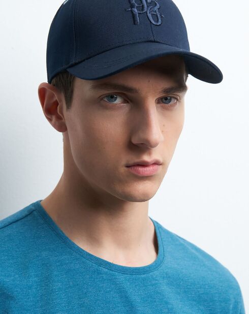 Casquette Sbrodate imprimée marine foncé
