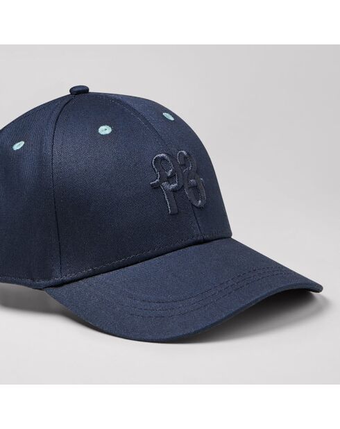 Casquette Sbrodate imprimée marine foncé