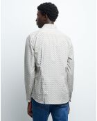 Chemise slim Caveçon écrue