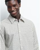 Chemise slim Caveçon écrue