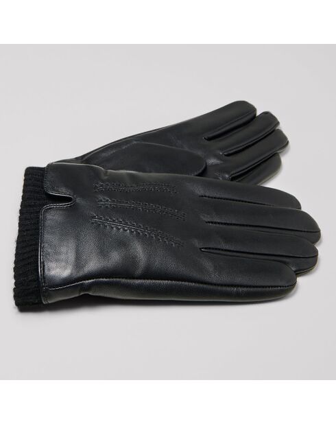 Black Sgloves lederen handschoenset VERIF TO DO HANDSCHOENEN ZONDER DOOS
