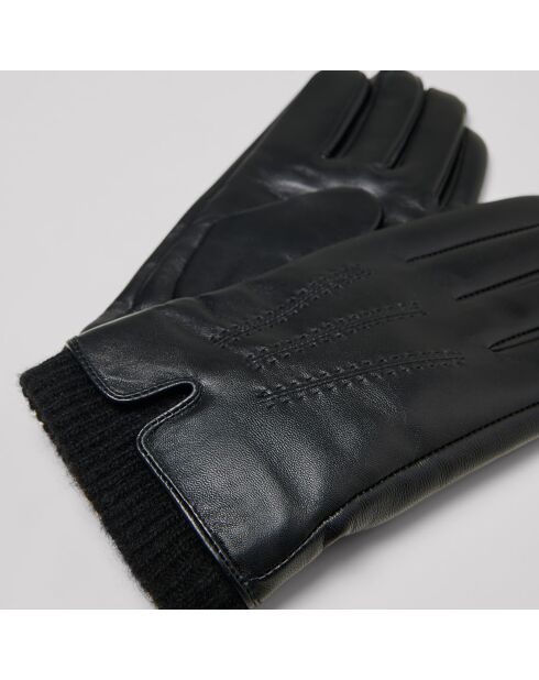 Black Sgloves lederen handschoenset VERIF TO DO HANDSCHOENEN ZONDER DOOS