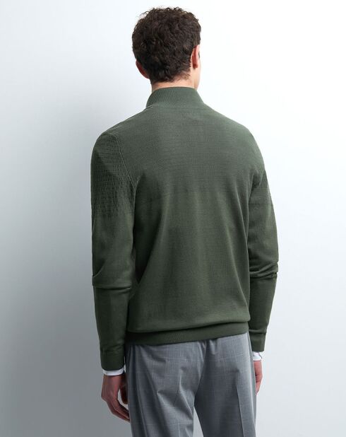 Gilet zippé Pylone vert