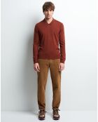 Pull en Coton & Cachemire Pojo écureuil