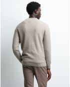 Pull en Laine mélangée Psheep faux-uni sahara
