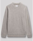 Pull en Laine mélangée Psheep faux-uni sahara