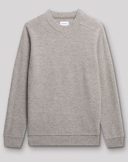Pull en Laine mélangée Psheep faux-uni sahara