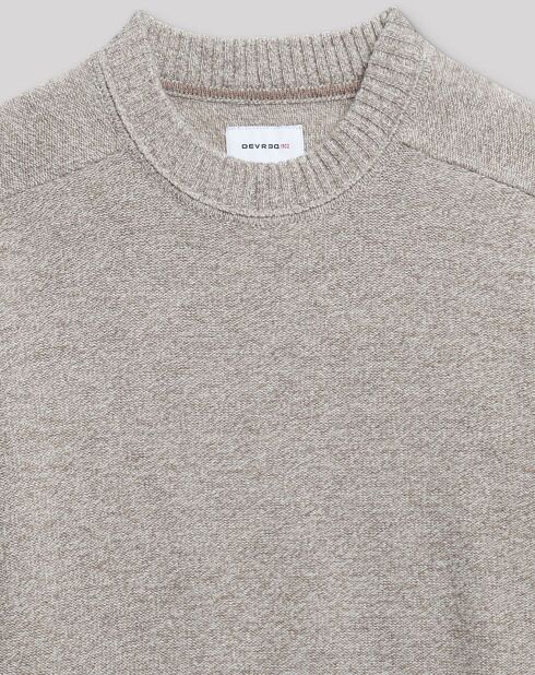 Pull en Laine mélangée Psheep faux-uni sahara