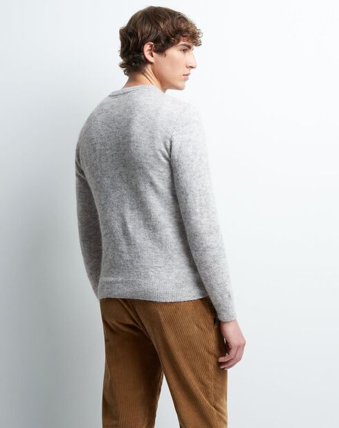 Pull en Laine mélangée Pflou gris chiné clair