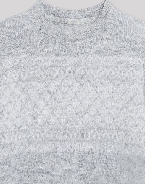 Pull en Laine mélangée Pflou gris chiné clair