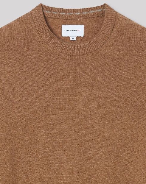 Maglione Prestige in 100% cashmere color cammello