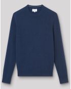 Pull 100% Cachemire Prestige faux-uni marine d'hiver